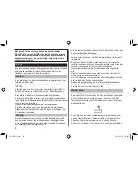 Предварительный просмотр 52 страницы Panasonic ES-LV61 Operating Instructions Manual