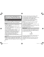 Предварительный просмотр 84 страницы Panasonic ES-LV61 Operating Instructions Manual