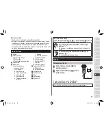 Предварительный просмотр 85 страницы Panasonic ES-LV61 Operating Instructions Manual