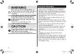 Preview for 12 page of Panasonic ES-LV67-A803 Operating Instructions Manual