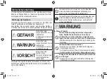 Preview for 28 page of Panasonic ES-LV67-A803 Operating Instructions Manual