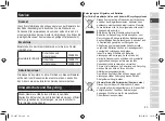 Preview for 43 page of Panasonic ES-LV67-A803 Operating Instructions Manual