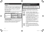 Preview for 84 page of Panasonic ES-LV67-A803 Operating Instructions Manual