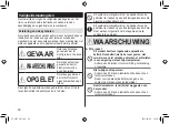 Preview for 90 page of Panasonic ES-LV67-A803 Operating Instructions Manual