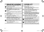 Preview for 92 page of Panasonic ES-LV67-A803 Operating Instructions Manual