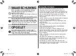 Preview for 94 page of Panasonic ES-LV67-A803 Operating Instructions Manual