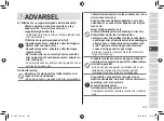 Preview for 135 page of Panasonic ES-LV67-A803 Operating Instructions Manual