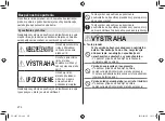 Preview for 272 page of Panasonic ES-LV67-A803 Operating Instructions Manual