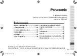 Preview for 289 page of Panasonic ES-LV67-A803 Operating Instructions Manual