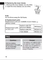 Preview for 25 page of Panasonic ES?LV67 Operating Instructions Manual