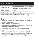 Preview for 33 page of Panasonic ES?LV67 Operating Instructions Manual