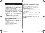 Preview for 12 page of Panasonic ES-LV6U Operating Instructions Manual