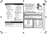 Preview for 13 page of Panasonic ES-LV6U Operating Instructions Manual