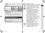 Preview for 43 page of Panasonic ES-LV6U Operating Instructions Manual