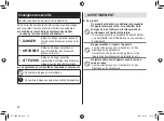 Preview for 50 page of Panasonic ES-LV6U Operating Instructions Manual