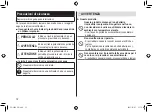 Preview for 72 page of Panasonic ES-LV6U Operating Instructions Manual