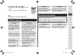 Preview for 83 page of Panasonic ES-LV6U Operating Instructions Manual