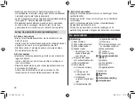 Preview for 96 page of Panasonic ES-LV6U Operating Instructions Manual