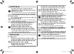 Preview for 114 page of Panasonic ES-LV6U Operating Instructions Manual