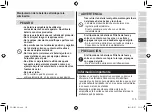 Preview for 115 page of Panasonic ES-LV6U Operating Instructions Manual