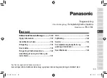 Preview for 129 page of Panasonic ES-LV6U Operating Instructions Manual