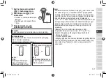 Preview for 137 page of Panasonic ES-LV6U Operating Instructions Manual