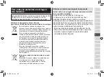 Preview for 165 page of Panasonic ES-LV6U Operating Instructions Manual