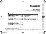 Preview for 167 page of Panasonic ES-LV6U Operating Instructions Manual