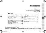 Preview for 185 page of Panasonic ES-LV6U Operating Instructions Manual