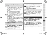 Preview for 209 page of Panasonic ES-LV6U Operating Instructions Manual