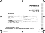 Preview for 317 page of Panasonic ES-LV6U Operating Instructions Manual