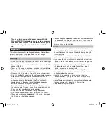 Preview for 4 page of Panasonic ES-LV81 Operating Instructions Manual