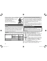 Preview for 26 page of Panasonic ES-LV81 Operating Instructions Manual