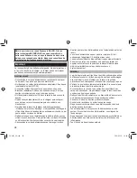 Preview for 28 page of Panasonic ES-LV81 Operating Instructions Manual