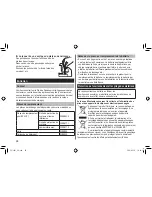 Preview for 38 page of Panasonic ES-LV81 Operating Instructions Manual