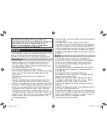 Preview for 52 page of Panasonic ES-LV81 Operating Instructions Manual