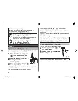 Preview for 54 page of Panasonic ES-LV81 Operating Instructions Manual