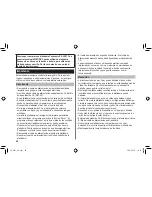 Preview for 64 page of Panasonic ES-LV81 Operating Instructions Manual