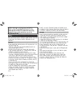 Preview for 100 page of Panasonic ES-LV81 Operating Instructions Manual