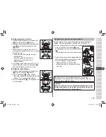 Preview for 109 page of Panasonic ES-LV81 Operating Instructions Manual