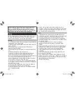 Preview for 112 page of Panasonic ES-LV81 Operating Instructions Manual