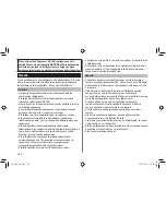 Preview for 124 page of Panasonic ES-LV81 Operating Instructions Manual