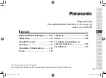 Предварительный просмотр 149 страницы Panasonic ES?LV95 Operating Instructions Manual