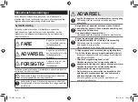 Предварительный просмотр 152 страницы Panasonic ES?LV95 Operating Instructions Manual