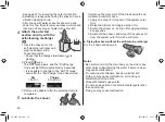 Preview for 20 page of Panasonic ES-LV97 Operating Instructions Manual