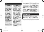 Preview for 24 page of Panasonic ES-LV97 Operating Instructions Manual