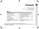 Preview for 33 page of Panasonic ES-LV97 Operating Instructions Manual