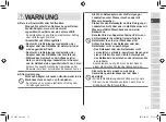 Preview for 37 page of Panasonic ES-LV97 Operating Instructions Manual