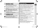 Preview for 41 page of Panasonic ES-LV97 Operating Instructions Manual