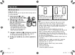 Preview for 102 page of Panasonic ES-LV97 Operating Instructions Manual